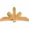 Ekena Millwork Alberta Rough Sawn Timber Gable Bracket, Western Red Cedar, 60"W x 40"H x 6"D x 6"F, 16/12 Pitch GBW060X40X0606ALB00RWR - alternate 5
